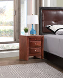 Marilla 3-Drawers Nightstand, Cherry