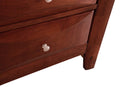 Marilla 3-Drawers Nightstand, Cherry