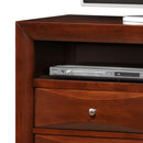 Marilla 6-Drawers Media Chest, Cherry