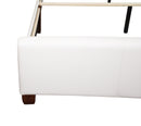 Marilla Full Box Spring Bed, White