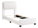 Marilla Twin Box Spring Bed, White