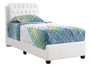 Marilla Twin Box Spring Bed, White