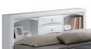 Marilla King Storage Bed, White