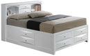 Marilla King Storage Bed, White
