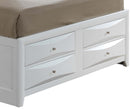 Marilla Queen Storage Bed, White