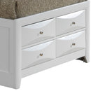 Marilla Twin Storage Bed, White
