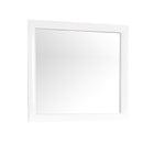 Marilla 35"L x 39"H Mirror, White