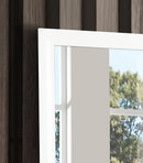 Marilla 35"L x 39"H Mirror, White