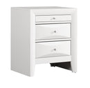 Marilla 3-Drawers Nightstand, White