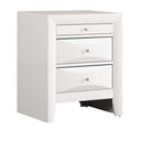 Marilla 3-Drawers Nightstand, White