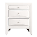 Marilla 3-Drawers Nightstand, White