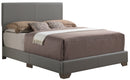 Aaron Full Bed, Light Gray