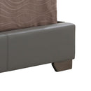 Aaron Twin Bed, Light Gray