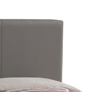 Aaron Twin Bed, Light Gray