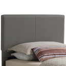 Aaron Twin Bed, Light Gray