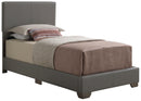 Aaron Twin Bed, Light Gray