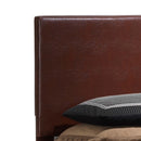 Aaron Full Bed, Light Brown