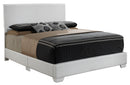 Aaron King Bed, White