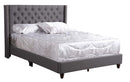 Julie Queen Box Spring Bed, Gray