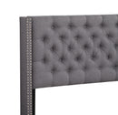 Julie Queen Box Spring Bed, Gray