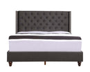Julie Full Box Spring Bed, Black