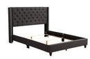Julie Queen Box Spring Bed, Black