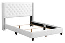 Julie Full Box Spring Bed, White