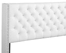 Julie Full Box Spring Bed, White