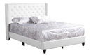 Julie Queen Box Spring Bed, White