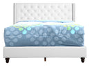 Julie Queen Box Spring Bed, White