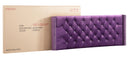 Julie Queen Box Spring Bed, Purple