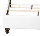 Joy Full Box Spring Bed, White