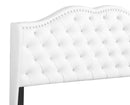 Joy Queen Box Spring Bed, White