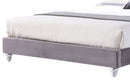Joy Full Box Spring Bed, Gray