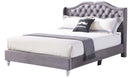 Joy Queen Box Spring Bed, Gray