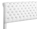 Maxx Full Box Spring Bed, White