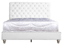 Maxx Full Box Spring Bed, White