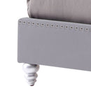 Maxx Queen Box Spring Bed, Gray