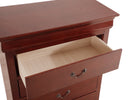 LouisPhillipe 5-Drawers Chest, Cherry