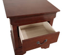 LouisPhillipe 2-Drawers Nightstand, Cherry