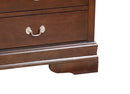LouisPhillipe 6-Drawers Dresser, Cappuccino