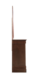 LouisPhillipe 6-Drawers Dresser, Cappuccino