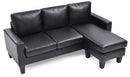 Jenna 76in Sofa, Black