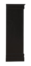 LouisPhillipe 5-Drawers Chest, Black