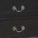 LouisPhillipe 6-Drawers Dresser, Black