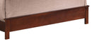 Burlington Padded Full Box Spring Bed, Cherry