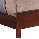 Burlington King Box Spring Bed, Cherry