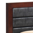 Burlington Padded Twin Box Spring Bed, Cherry