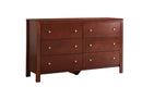 Burlington 6-Drawers Dresser, Cherry