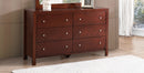 Burlington 6-Drawers Dresser, Cherry